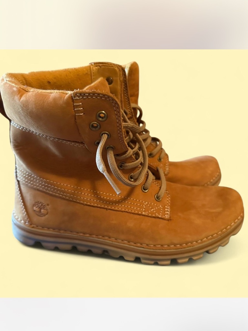 Timberland Wheat Brown Nubuck Hiking Boots